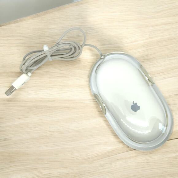 Genuine Apple Pro M5769 400 DPI Optical Mouse Wired USB White One Button - Picture 1 of 6